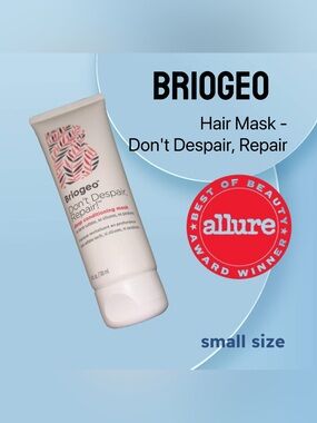 🌟🇺🇸🆕NWOB BRIOGEO |SMALL| 15X Award Winner Hair mask - Don't Despair, Repair